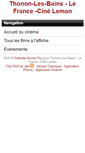 Mobile Screenshot of lefrance.cotecine.fr