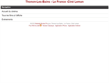 Tablet Screenshot of lefrance.cotecine.fr